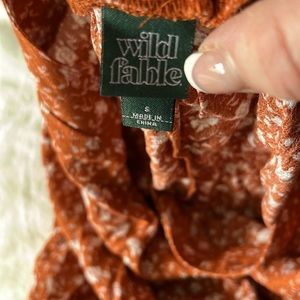 Spring floral maxi skirt